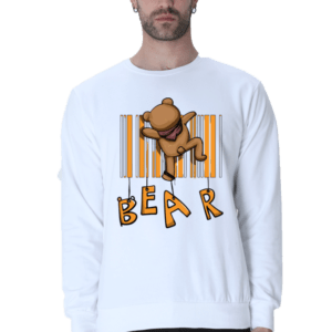 Barcode Bear Buddy || Premium Streetwear Sweatshirt ||