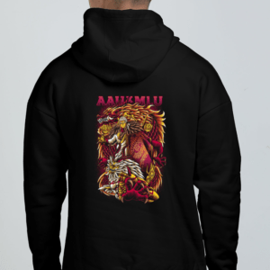 Inferno Guardian || Premium Streetwear Oversized Hooded Sweatshirt ||