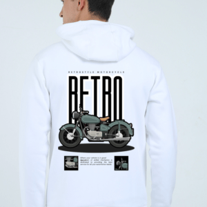 RetroStyle Unisex Heavyweight Zip Hoodie | Premium 400 GSM Streetwear for Ultimate styling and Warmth