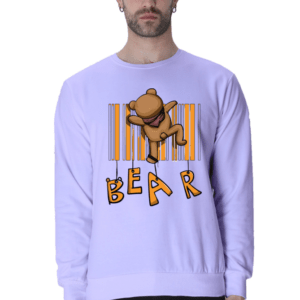 Barcode Bear Buddy || Premium Streetwear Sweatshirt ||