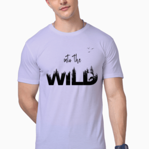 Into The Wild || Premium Streetwear Supima Half T-shirt. ||