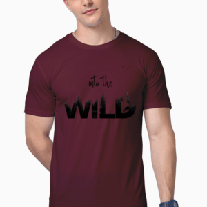 Into The Wild || Premium Streetwear Supima Half T-shirt. ||