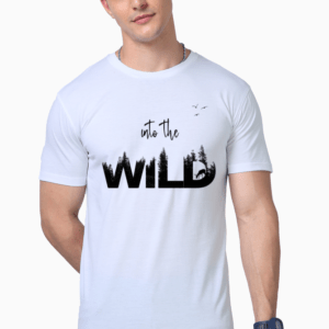 Into The Wild || Premium Streetwear Supima Half T-shirt. ||