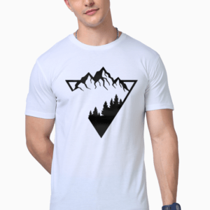 Nature's Edge || Premium Streetwear Supima Half T-shirt ||