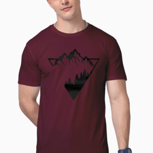 Nature's Edge || Premium Streetwear Supima Half T-shirt ||
