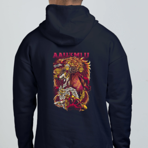 Inferno Guardian || Premium Streetwear Oversized Hooded Sweatshirt ||