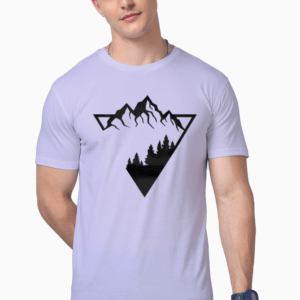 Nature's Edge || Premium Streetwear Supima Half T-shirt ||