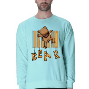 Barcode Bear Buddy || Premium Streetwear Sweatshirt ||
