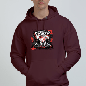 Clash of Titans || Premium Streetwear Oversized Hooded Sweatshirt ||