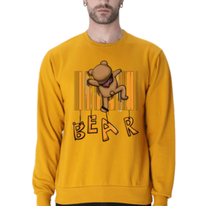 Barcode Bear Buddy || Premium Streetwear Sweatshirt ||