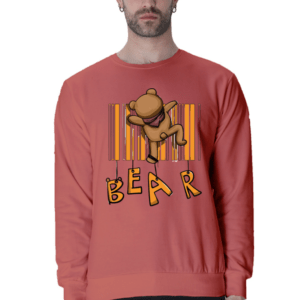 Barcode Bear Buddy || Premium Streetwear Sweatshirt ||