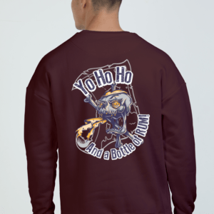 Skull Rum Raider Yo! Ho! Ho!! || Premium Streetwear Oversized Sweatshirt ||