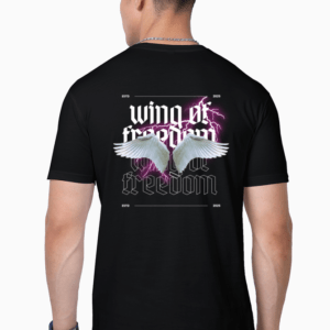 Wings Of Freedom || Premium Streetwear Supima Half T-shirt ||