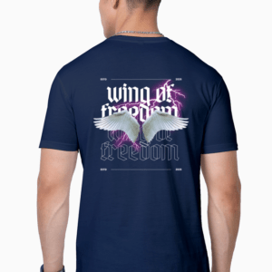 Wings Of Freedom || Premium Streetwear Supima Half T-shirt ||