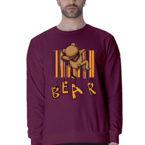 Barcode Bear Buddy || Premium Streetwear Sweatshirt ||