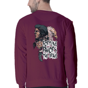 Fortune Favours The Brave || Premium Streetwear Sweatshirt ||