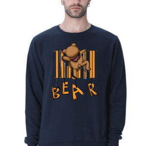 Barcode Bear Buddy || Premium Streetwear Sweatshirt ||