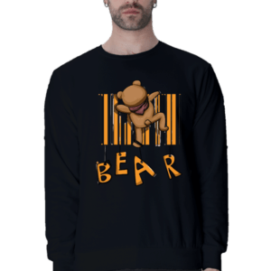 Barcode Bear Buddy || Premium Streetwear Sweatshirt ||