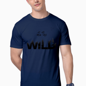 Into The Wild || Premium Streetwear Supima Half T-shirt. ||