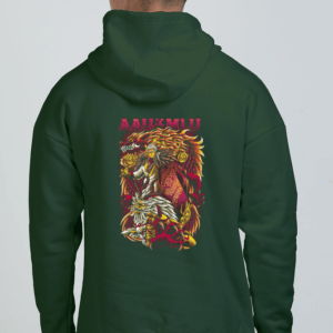Inferno Guardian || Premium Streetwear Oversized Hooded Sweatshirt ||