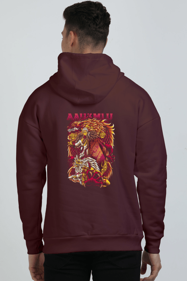 Inferno Guardian || Premium Streetwear Oversized Hooded Sweatshirt ||