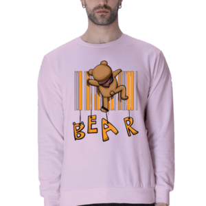 Barcode Bear Buddy || Premium Streetwear Sweatshirt ||