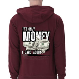 It's only Money I care About || Premium Streetwear Hooded Sweatshirt ||