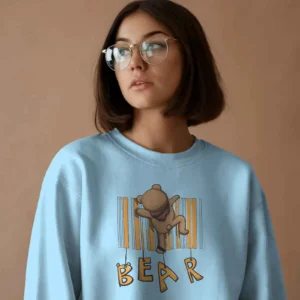 Barcode Bear Buddy || Premium Streetwear Sweatshirt ||