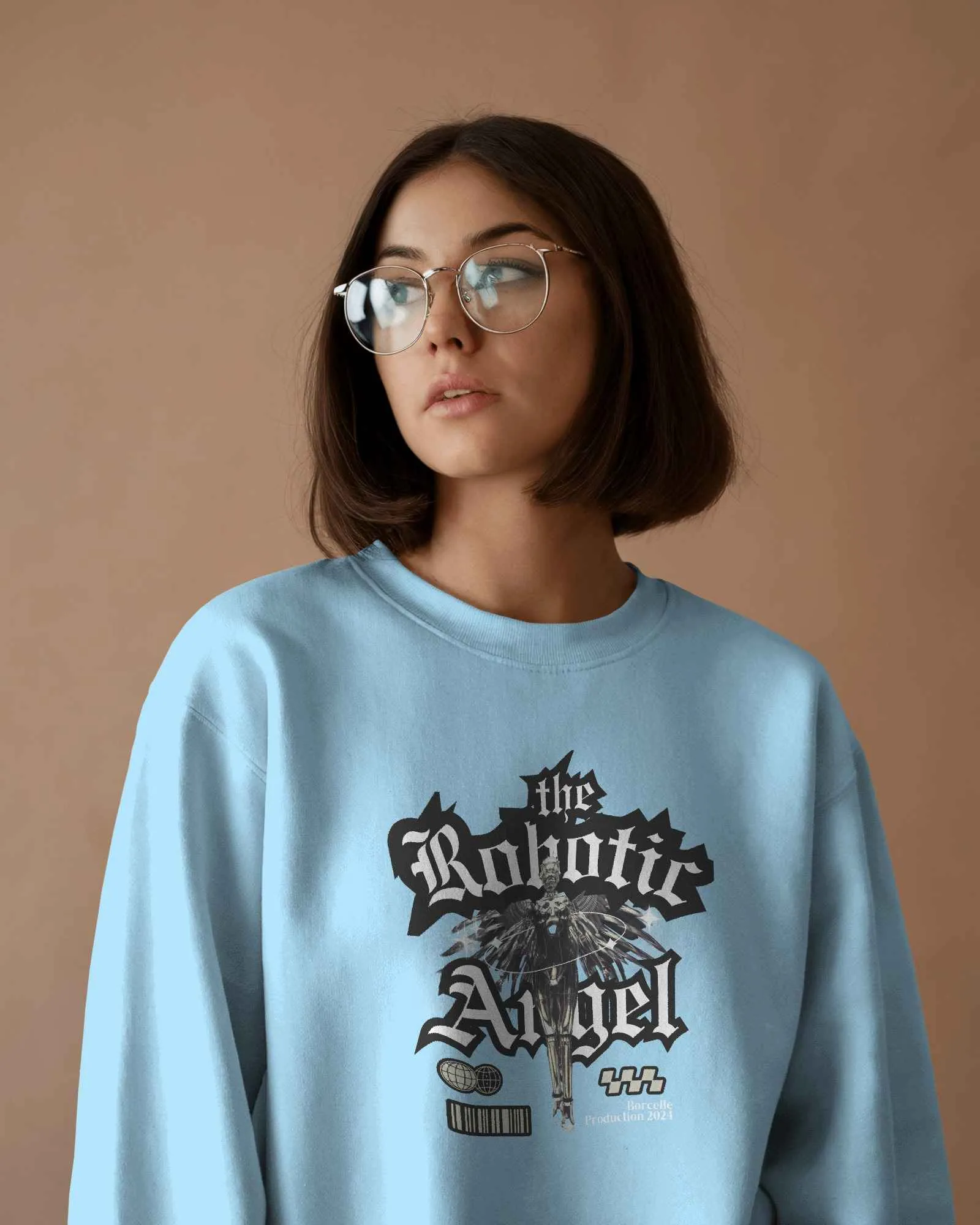 The Robotic Angel || Premium Streetwear Sweatshirt - Image 4