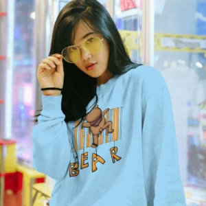 Barcode Bear Buddy || Premium Streetwear Sweatshirt ||