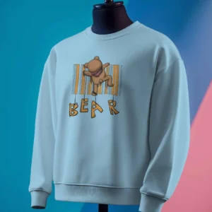 Barcode Bear Buddy || Premium Streetwear Sweatshirt ||