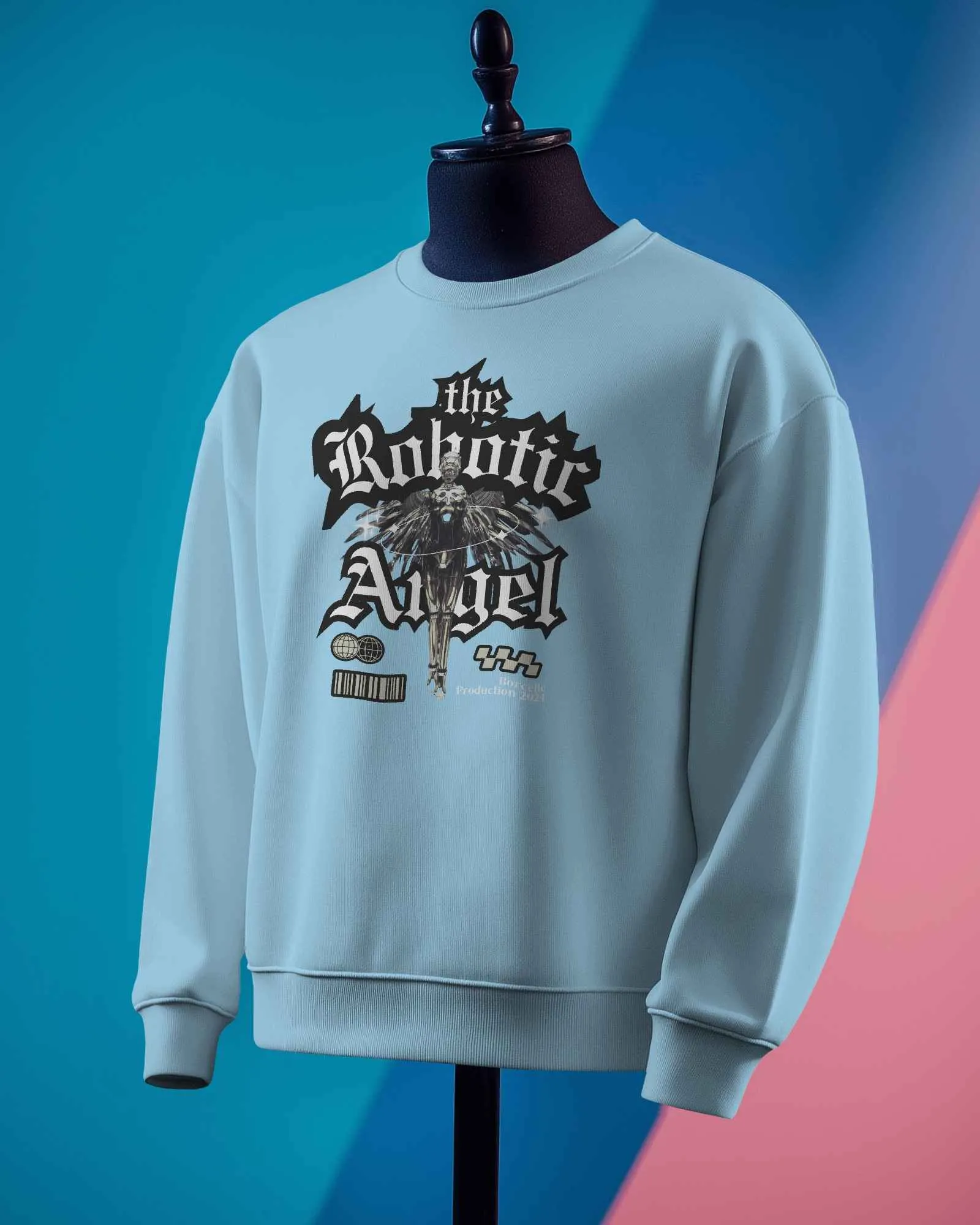 The Robotic Angel || Premium Streetwear Sweatshirt - Image 6
