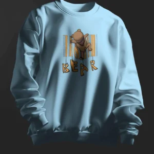 Barcode Bear Buddy || Premium Streetwear Sweatshirt ||