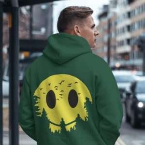Smilely SunForest || Streetwear Premium Hooded Sweatshirt ||