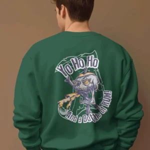 Skull Rum Raider Yo! Ho! Ho!! || Premium Streetwear Oversized Sweatshirt ||