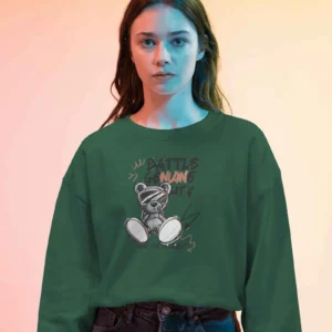 Battle Bear || Premium Streetwear Oversized Sweatshirt ||
