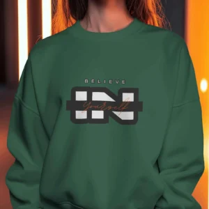 Believe In Yourself Quote || Premium Streetwear Oversized Sweatshirt ||
