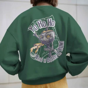 Skull Rum Raider Yo! Ho! Ho!! || Premium Streetwear Oversized Sweatshirt ||
