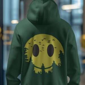 Smilely SunForest || Streetwear Premium Hooded Sweatshirt ||