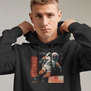 Astronauts ESTD 2025 || Premium Hooded Sweatshirt ||