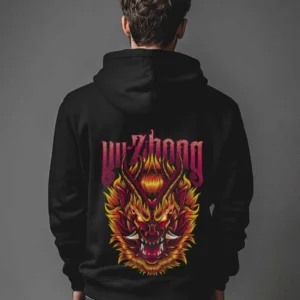 YuZhong Inferno || Premium streetwear Heavyweight Zip Hoodie ||