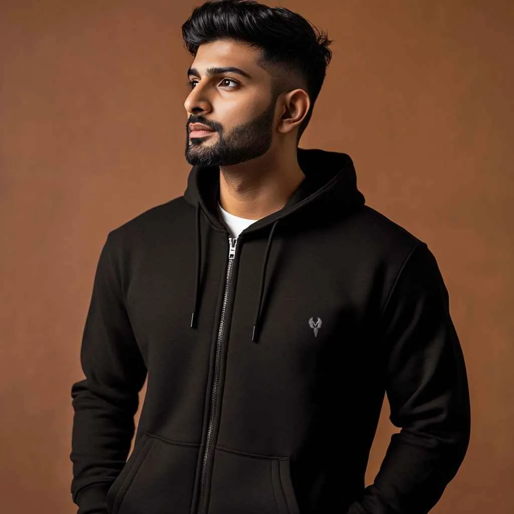 Defying Gravity With Skates || Premium Streetwear Heavyweight Zip Hoodie || - Image 3