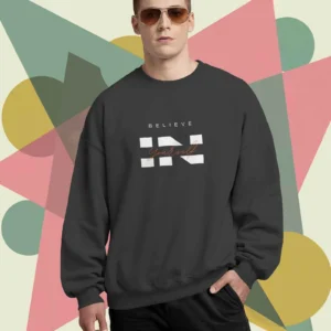 Believe In Yourself Quote || Premium Streetwear Oversized Sweatshirt ||