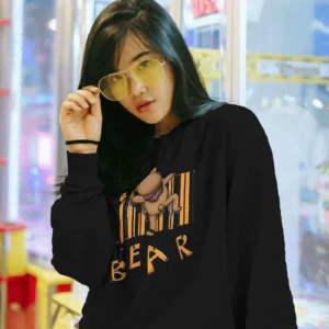 Barcode Bear Buddy || Premium Streetwear Sweatshirt ||