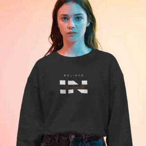 Believe In Yourself Quote || Premium Streetwear Oversized Sweatshirt ||
