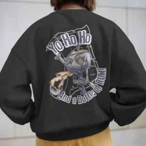 Skull Rum Raider Yo! Ho! Ho!! || Premium Streetwear Oversized Sweatshirt ||