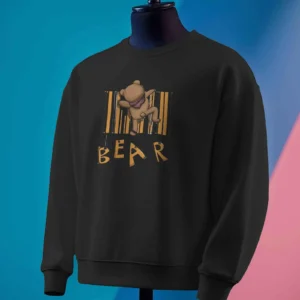 Barcode Bear Buddy || Premium Streetwear Sweatshirt ||