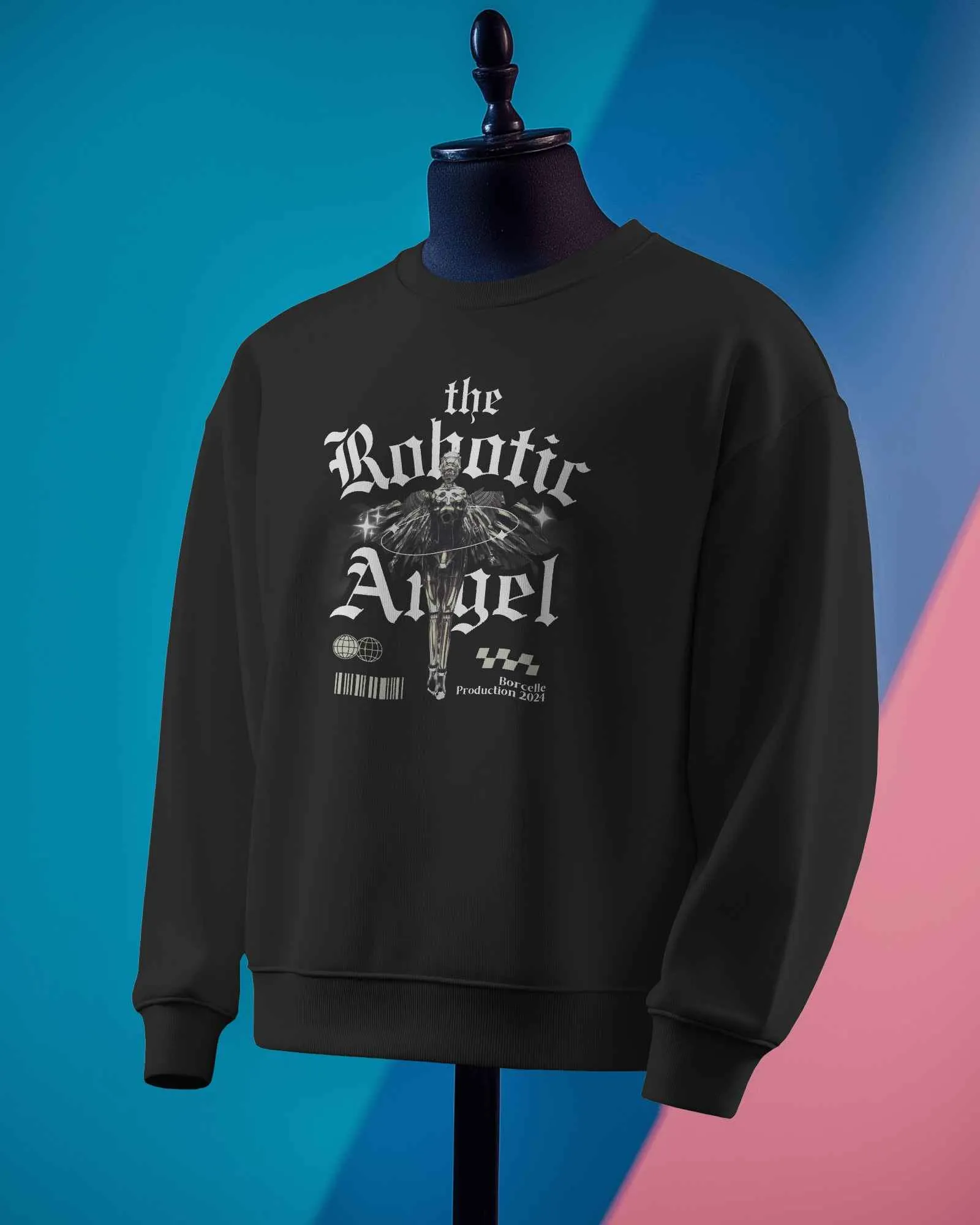 The Robotic Angel || Premium Streetwear Sweatshirt - Image 13