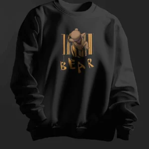 Barcode Bear Buddy || Premium Streetwear Sweatshirt ||