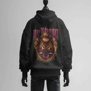 YuZhong Inferno || Premium streetwear Heavyweight Zip Hoodie ||